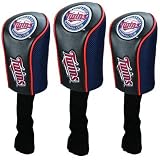 McArthur Minnesota Twins Navy Blue 3-Pack Barrel Golf Club Headcovers
