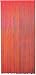 Asli Arts Model BCUOR922 Orange Painted Bamboo Curtain