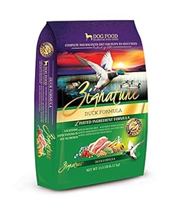 Zignature Duck Formula Dog Food, 13.5 lb. Zignature Duck Formula Dog Food, 13.5 lb.