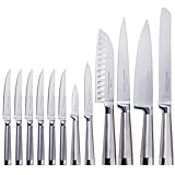Oneida 13-Piece Stainless-Steel Performance Knife Set with Block