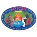 Wooden Oval Wall Plaque Go Fish Card Playing Theme