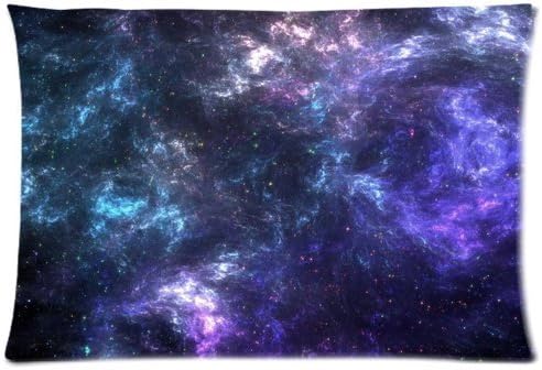 Awesome Universe Galaxy Space Custom Zippered Pillowcase Pillow Cases Cover Home Decorative 20 * 30 Inch (One side)