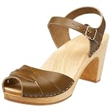 swedish hasbeens Womens Peep Toe Super High Clog