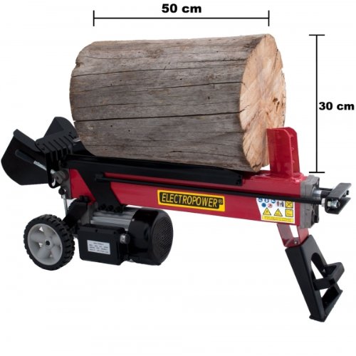 détail Fendeuse de buches électrique 230 Volts - horizontal - 7 Tonnes - 52 cm - 2900 Watts