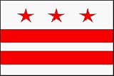 District of Columbia (Washington DC) Flag Nylon 12 in. x 18 in.