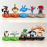 Pokemon Super Encyclopedia Mini Figure Series 14 (1 set of 10 mini 1 Pokemon Super Encyclopedia Mini Figure Series 14 (1 set of 10 mini 1