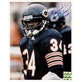 Walter Payton Autographed/Hand Signed Chicago Bears ''Rain on Helmet'' 8x10 Photo w/ ''Sweetness'' ,
