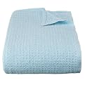 Room Essentials Blue Cotton Blanket