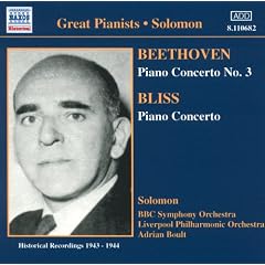 Beethoven: Piano Concerto No. 3; Bliss: Piano Concerto