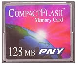 PNY 128 MB CompactFlash Flash Memory Card