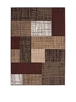 Kayoom Alfombra Funky 1225 Silber (Marrón Oscuro)