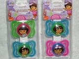 Dora 2 Knob Pacifiers BPA FREE - 6 Months +
