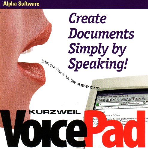 Kurzweil Voicepad for Windows: Create Documents Simply By Speaking to Your Computer