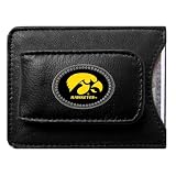 Iowa Hawkeyes NCAA Logo Card/Money Clip Holder (Leather)