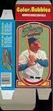 RARE - 1985 Donruss Color Bubbles Chewing Gum Original Unfolded Box with Oversized Baseball Card of New York Yankees Hall of Famer Babe Ruth