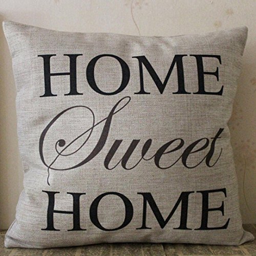 Iuhan® Fashion Square Pillow Cover Cushion Case Toss Pillowcase Hidden Zipper Closure