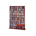 Cherry Solid Wood Veneer CD/DVD/VHS Rack - CDV-1000CHY Image
