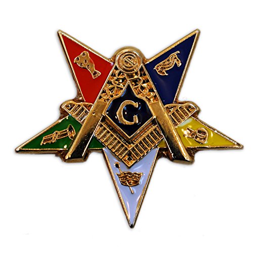 Masonic Exchange Order of the Eastern Star OES Lapel Pin