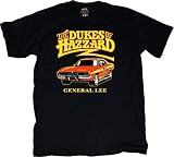 Dukes of Hazzard General Lee Car T-shirt Tee