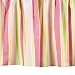 Breathable Baby Crib Skirt - Pink Stripe