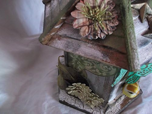 Altered Birdhouse. Mixed Media. Altered Art