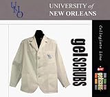 New Orleans Privateers Scrub Style Short Consultation Jacket from GelScrubs ( Leaf Logo ) - B000BJKVUE