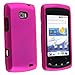For LG Ally VS740 Rubberized Hard Case Cover HOT PINK thumb