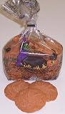 Gourmet Food : Scott's Cakes 1 lb. Raspberry Shortbread Cookies in a Witch Bag