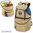 Colorado Golden Buffaloes Zuma Insulated Backpack with Waterproof Liner - Beige w/Embroidery