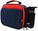 Insulated Lunch Bag - Multi-Compartment Bento Box Carrier Tote - For Kids and Adults - Navy and Red