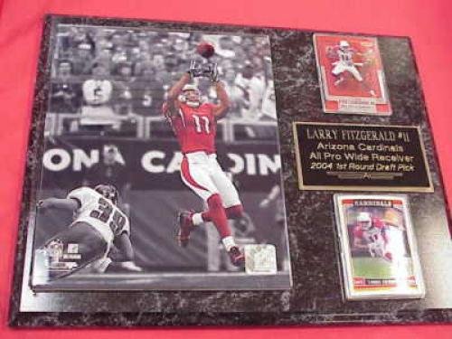 Larry Fitzgerald 2 Card Collector Plaque