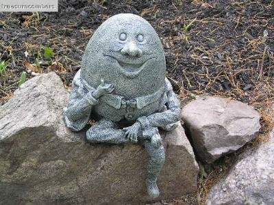 Humpty Dumpty Garden Statue