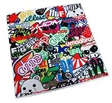 (1) 12" x 12" iJDMTOY Graffiti JDM illest Hellaflush Dope Shocker Hand Fatlace Decal Sticker