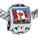 Pandora Style Bead Canada Photo Flower European Charm Bead Fits Pandora Bracelet