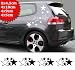 Girls Bikes 20 Star decals x20 sticker black ,car,van , motorbike