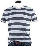 Fossil Tee - Blake Stripe (Color: Gunmetal)