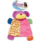 Ethical Pet Lil Spots Plush Blanket Toys for Small Dogs and Puppies, 7-Inch, Assorted