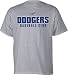 Los Angeles Dodgers Steel Heather Team Logo Practice T-Shirt