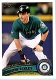 2011 Topps Update Series Baseball Card # US254 Dustin Ackley - Seattle Mariners (Rookie Debut) MLB Trading Card In Protective Screwdown Case!