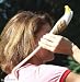 Hand Carved and Painted Wood Eagle Back Scratcher