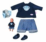 Zapf Creation 808504 - Baby Born Boy Fahrradtour de luxe Set, blau