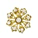 Antique Diamond Brooch with Pendant Bale, circa 1940s