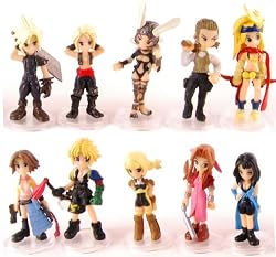 Final Fantasy Collectible Action Figure Set Of 10