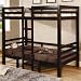 Twin Size Convertible Loft Bed in Dark Wood Finish