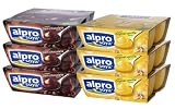 (お徳用ボックス) アルプロ 豆乳デザートお試しセット(バニラ、ベルギーチョコ各3パック) 500g×6パック