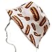 CITY HUNTER Hot Dog Bucket Hat, White