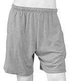 Soffe Men's Classic 100% Cotton Pocket Short, Oxford, X-Large
