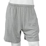 Soffe Men's Classic 100% Cotton Pocket Short, Oxford, Large