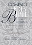 KJV Holy Bible Compact Reference, Silver Edition Button Flap