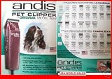 ANDIS AG2 AG-2 ANIMAL/PET/DOG/CATTLE CLIPPER PROFESSIONAL FITS OSTER A5